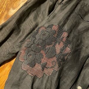 Bode Cut-out Button-down Shirt